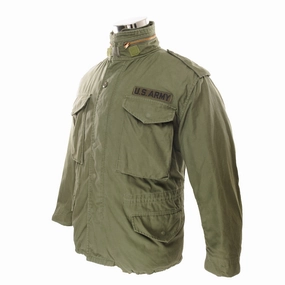 VINTAGE US ARMY M-1965 M65 FIELD JACKET 1981 SIZE SMALL XSHORT Full Length Zipper popular among teenagers