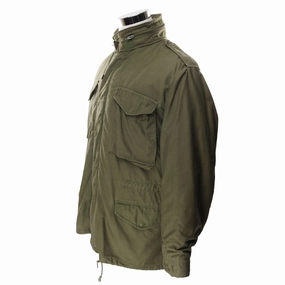 VINTAGE US ARMY M-1965 M65 FIELD JACKET 1984 SIZE MEDIUM REGULAR winter season Soap