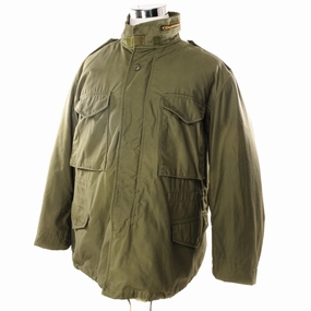 VINTAGE US ARMY M-1965 M65 FIELD JACKET WITH LINER 1975 SIZE LARGE SHORT DEADSTOCK Double Stitched Construction Category