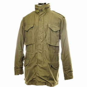 Utility Piece Grid Fleece Lining VINTAGE US ARMY M-1965 M65 FIELD JACKET WITH LINER 1987 SIZE MEDIUM LONG DEADSTOCK