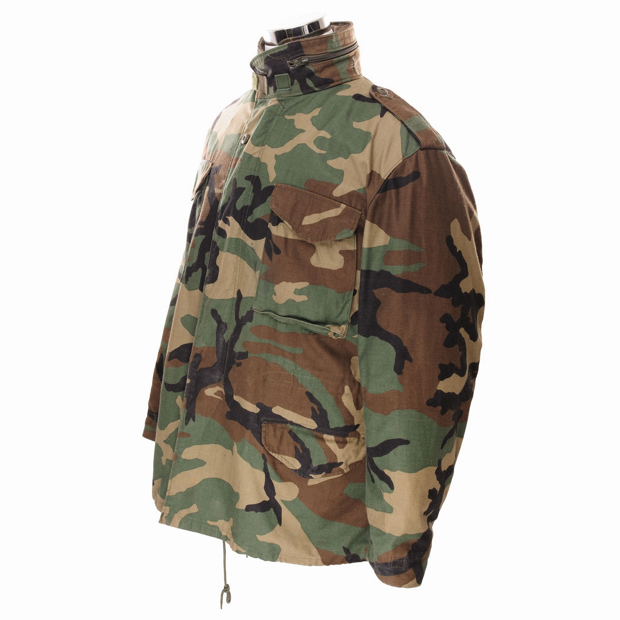 keepsake Travel Protection VINTAGE US ARMY M-1965 M65 WOODLAND CAMO FIELD JACKET 1991 LARGE REGULAR