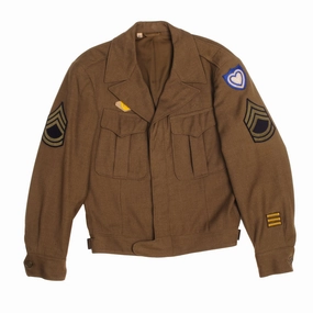 Durable Build VINTAGE US ARMY OFFICER DRESS IKE JACKET 1940S WW2 SIZE 36R