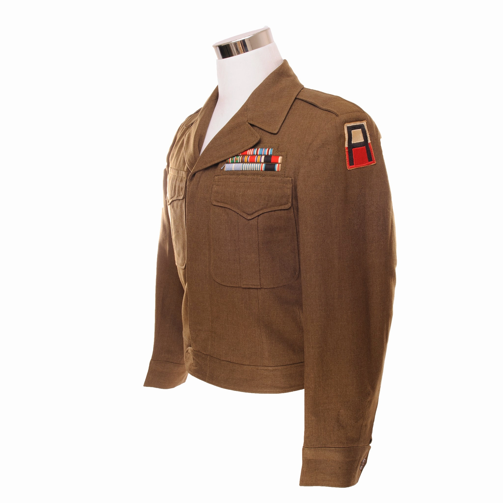 Fashion Shield VINTAGE US ARMY OFFICER DRESS IKE JACKET 1940S WW2 SIZE 38R