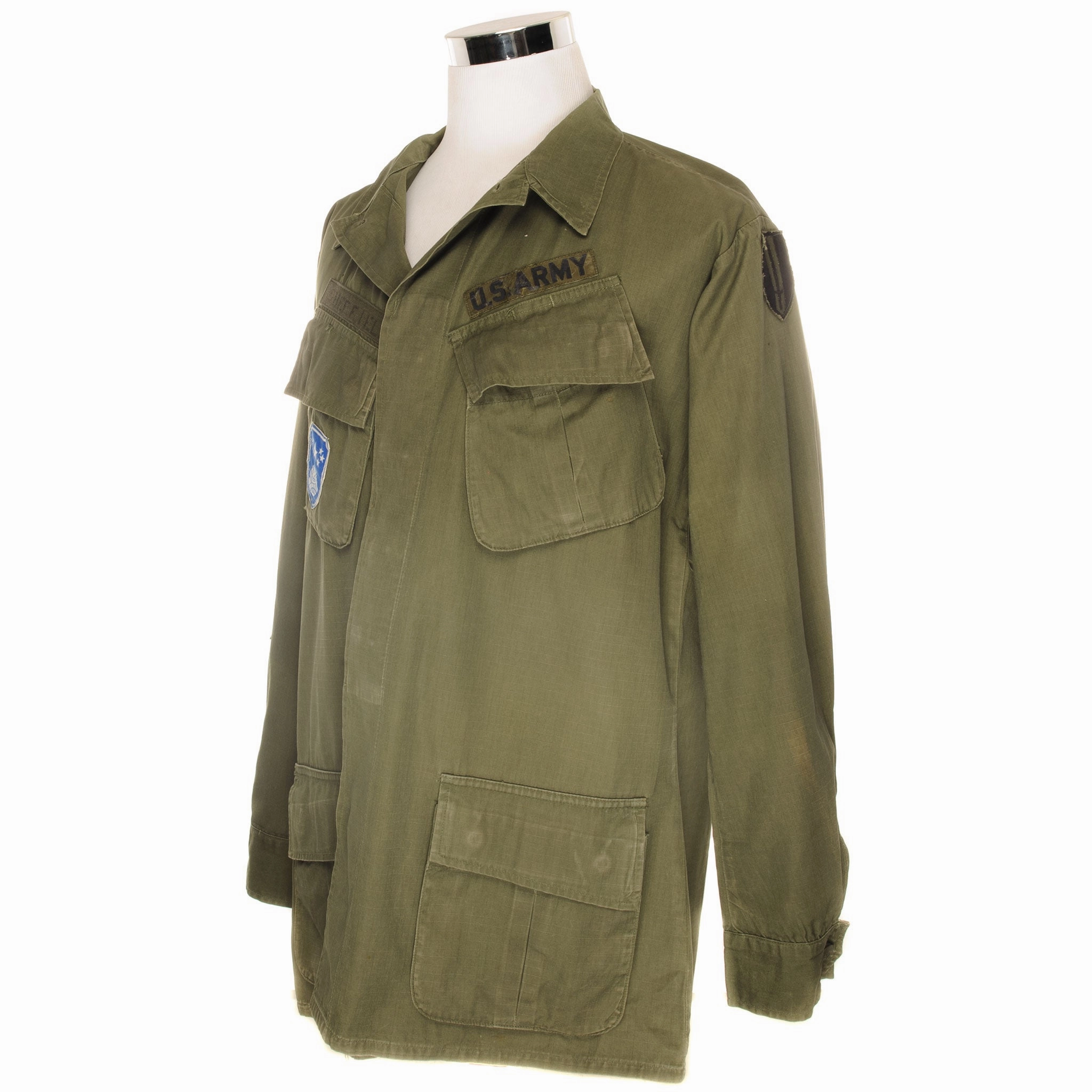 Ring Stretch Comfort VINTAGE US ARMY TROPICAL COMBAT JACKET 4TH PATTERN 1968 VIETNAM WAR SIZE LARGE LONG