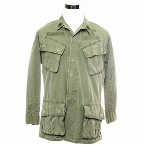 VINTAGE US ARMY TROPICAL COMBAT JACKET RIPSTOP 1969 VIETNAM WAR SMALL REGULAR Pin Urban Cool