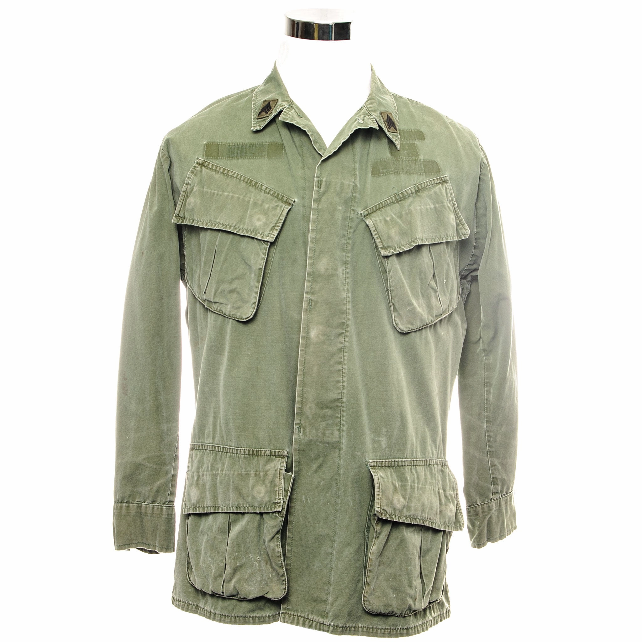 VINTAGE US ARMY TROPICAL COMBAT JACKET RIPSTOP 1969 VIETNAM WAR SMALL REGULAR Pin Urban Cool