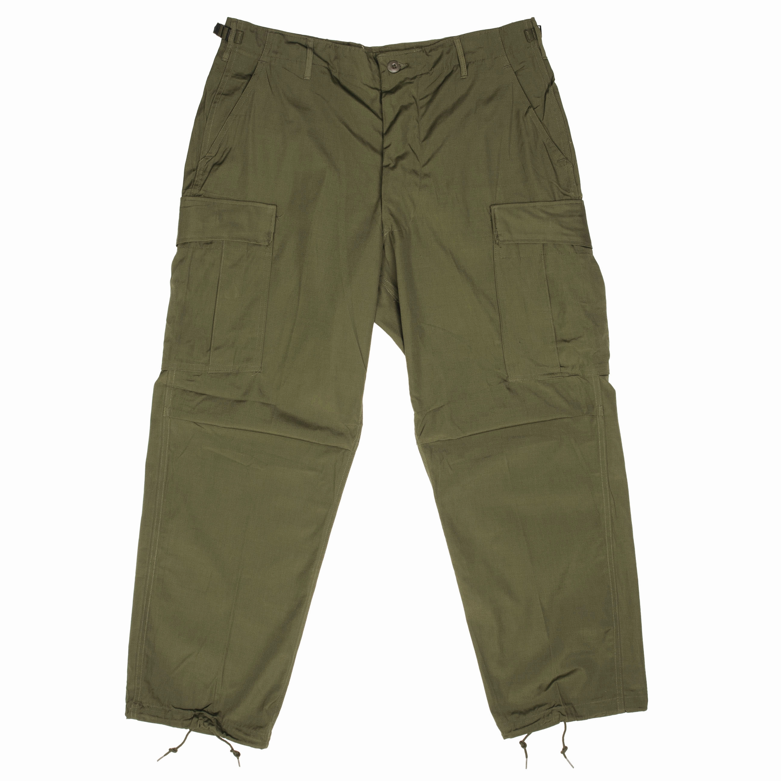 Flexible Cut VINTAGE US ARMY TROPICAL COMBAT PANTS TROUSERS 1967 VIETNAM LARGE SHORT NOS NEW