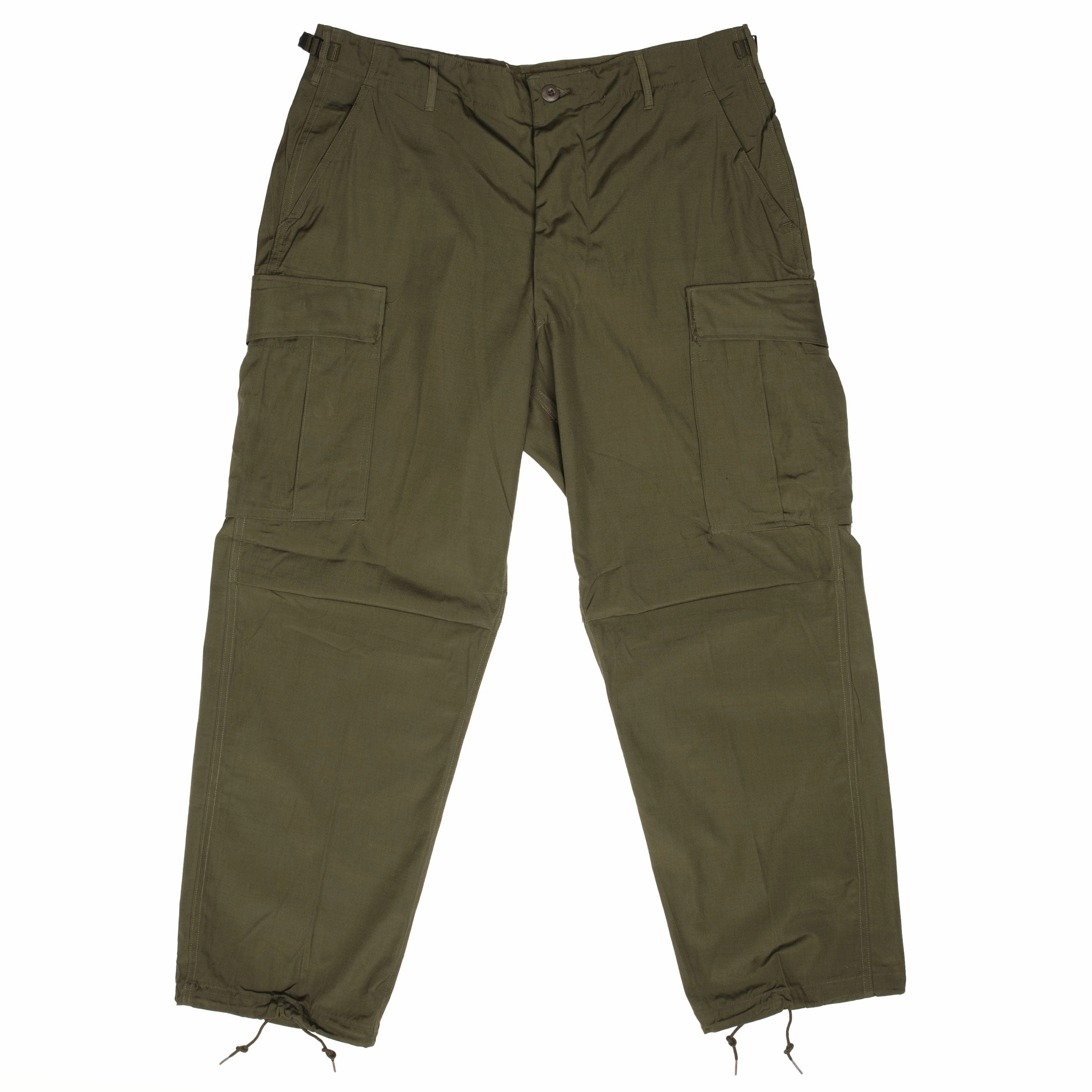 VINTAGE US ARMY TROPICAL COMBAT TROUSERS 1966 VIETNAM WAR LARGE SHORT NOS NEW Minimal Edge Chilly Weather Fit