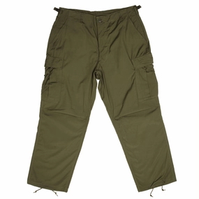 VINTAGE US ARMY TROPICAL COMBAT TROUSERS 3RD PAT 1966 VIETNAM LARGE SHORT NOS Comfortable Look Adjustable loop