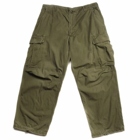 Stretching Fit Cropped hem VINTAGE US ARMY TROPICAL COMBAT TROUSERS 6TH PATTERN 1969 VIETNAM WAR SIZE MEDIUM SHORT