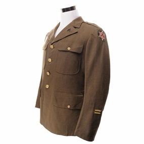 All Weather Protection Sport Mode VINTAGE US ARMY UNIFORM WOOL DRESS JACKET  PATCH 1940S WW2 SIZE 40S