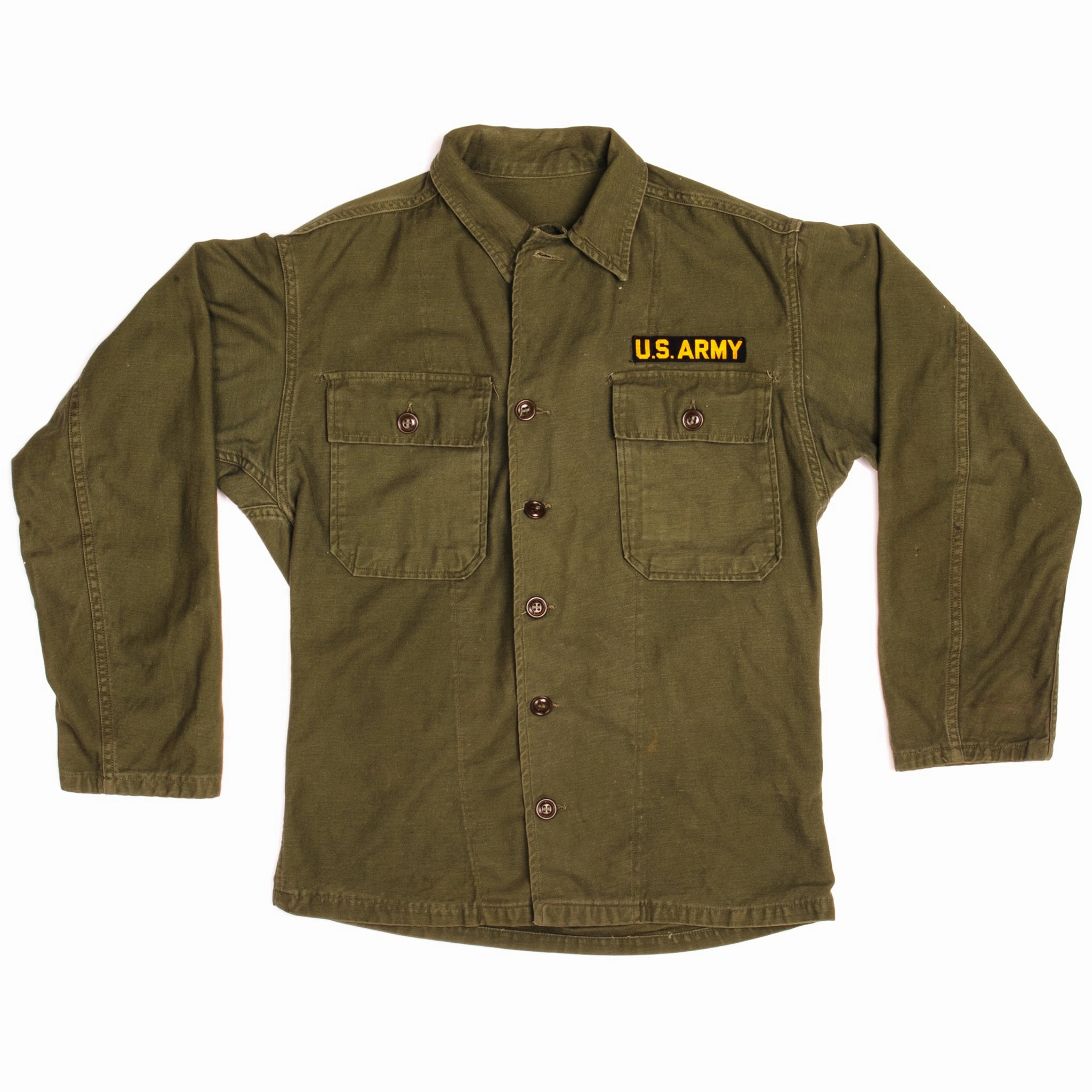 VINTAGE US ARMY UTILITY SHIRT P-58 P58 1958-1962 VIETNAM WAR SIZE SMALL product vacation wearability