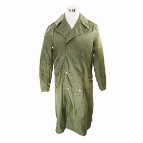 VINTAGE US ARMY VIETNAM WAR RAIN COAT 1967 SIZE 36 LONG Fleece Inside Breathable mesh lining