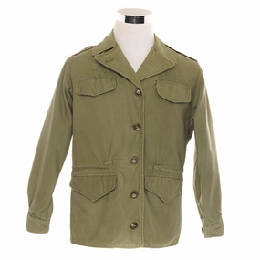 VINTAGE US ARMY WOMEN FIELD JACKET M-1943 M43 1952 SIZE 12 REGULAR SeamSealed Construction