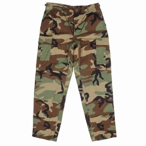 Core Support VINTAGE US ARMY WOODLAND CAMO COMBAT TROUSERS PANTS 2000 MEDIUM REG DEADSTOCK