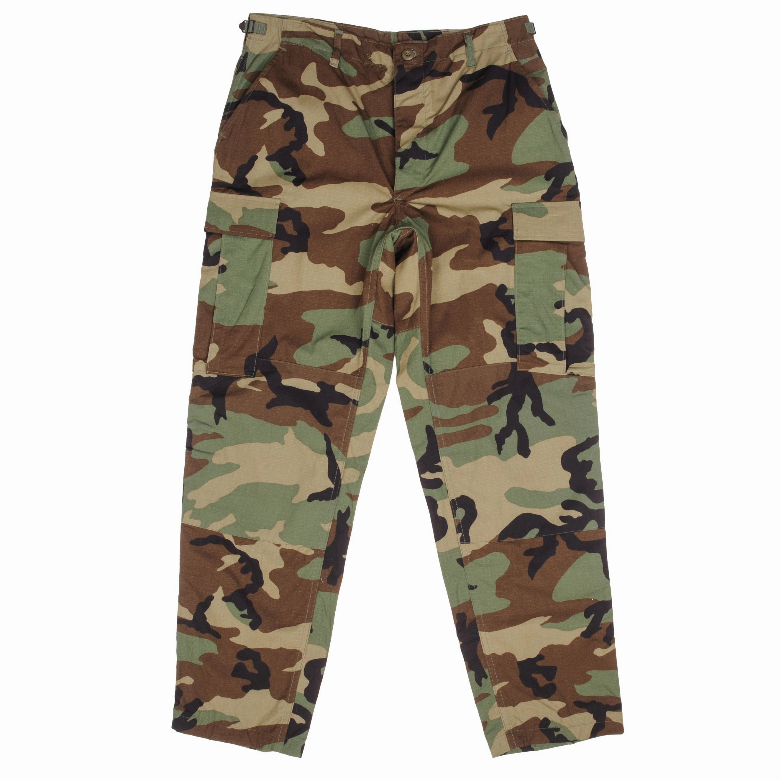 Core Support VINTAGE US ARMY WOODLAND CAMO COMBAT TROUSERS PANTS 2000 MEDIUM REG DEADSTOCK