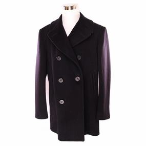 VINTAGE US NAVY PEACOAT 1969 VIETNAM WAR SIZE 42L No Collar