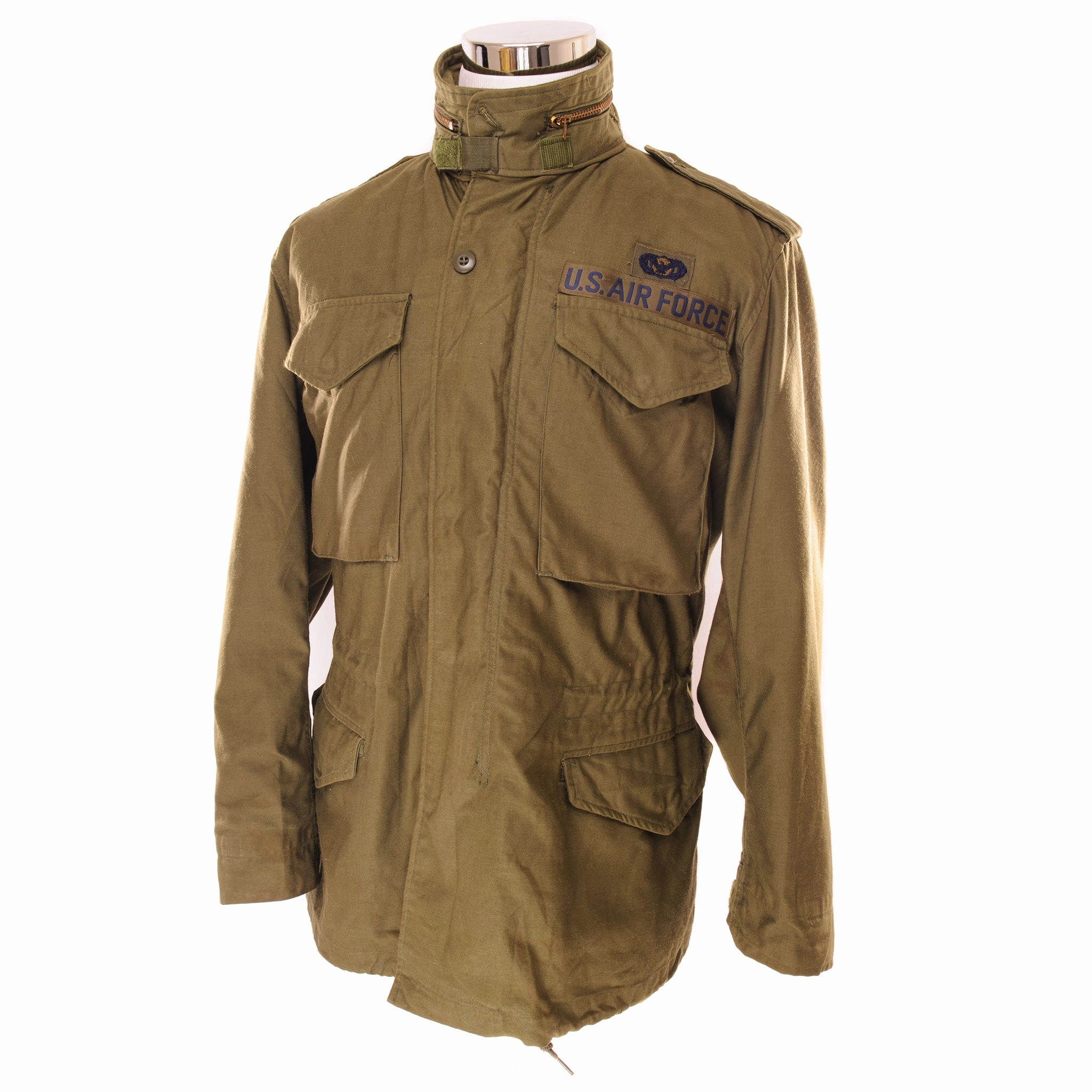 VINTAGE USAF M-1965 M65 FIELD JACKET 1972 VIETNAM WAR SIZE SMALL REGULAR Broadcast Urban Lifestyle