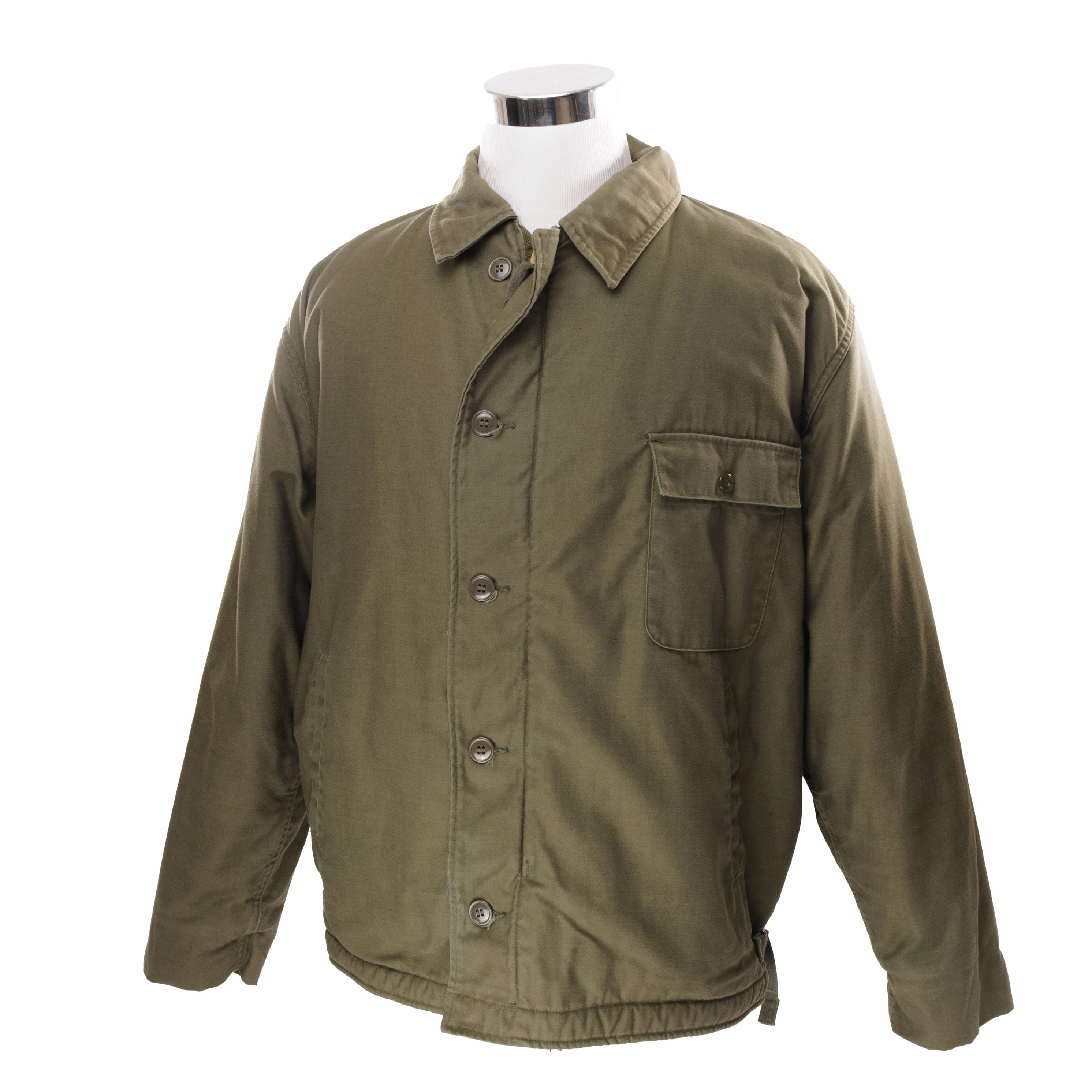 LaserCut Ventilation Zones astronauts VINTAGE USN US NAVY A2 DECK JACKET COLD WEATHER 1983 SIZE XL XLARGE