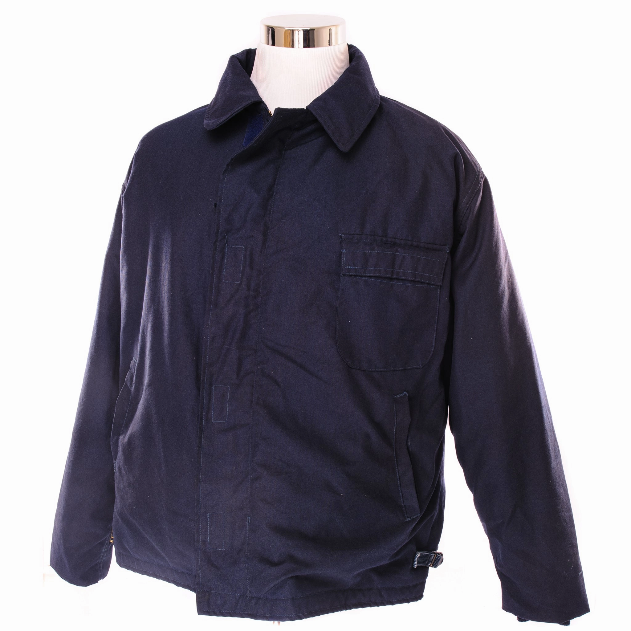 Airflow channels Mountain VINTAGE USN US NAVY A-2 A2 DECK JACKET 1996 SIZE XL STENCILED