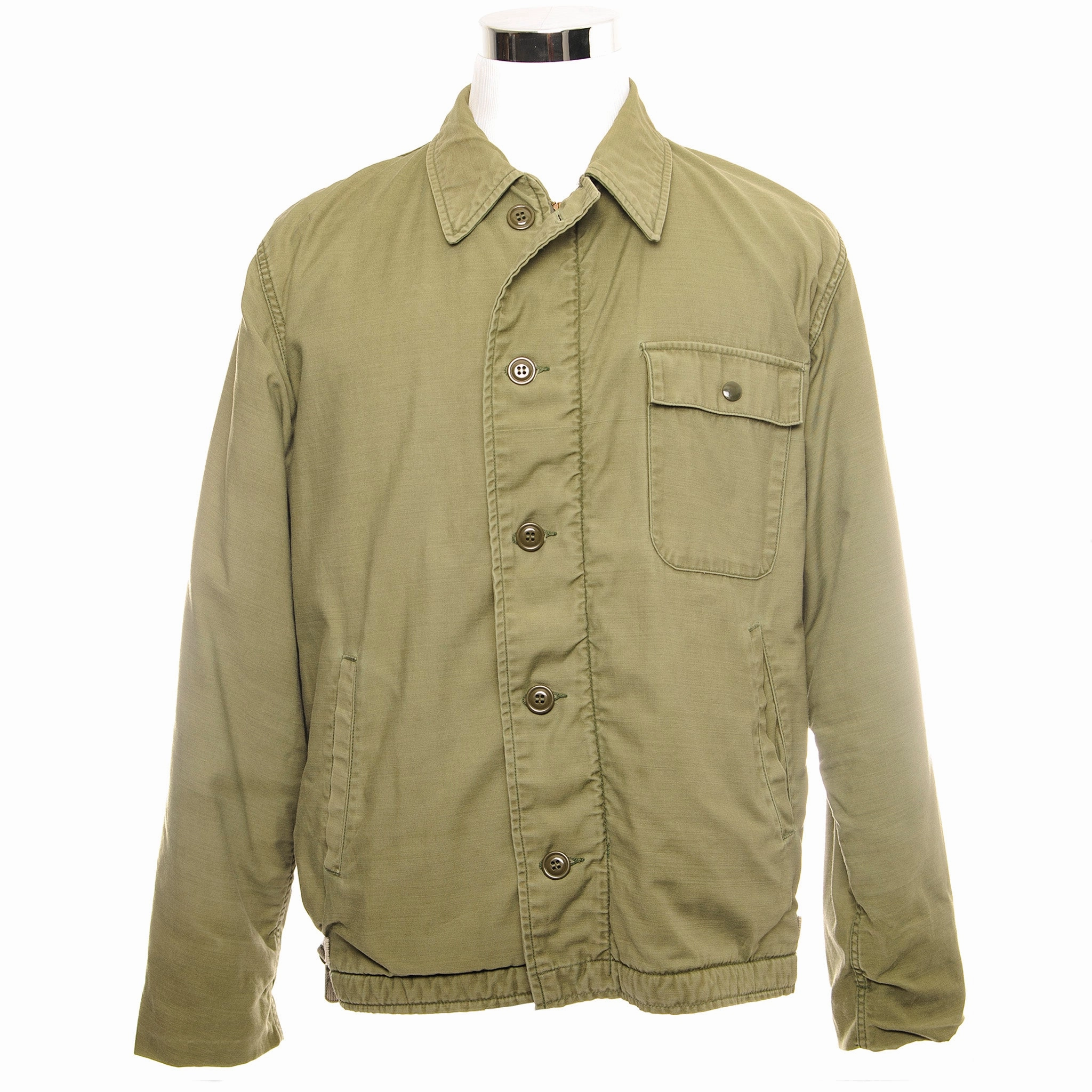 commuting Urban Comfort VINTAGE USN US NAVY A-2 A2 DECK JACKET COLD WEATHER 1986 SIZE LARGE 42-44