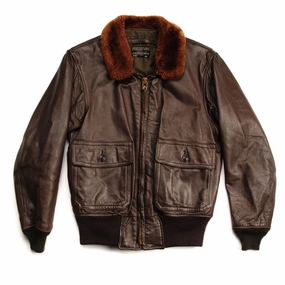 VINTAGE USN US NAVY G-1 G1 FLIGHT LEATHER JACKET 1969 VIETNAM WAR SIZE 38 Active Edge club