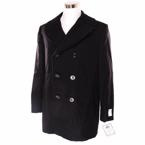 VINTAGE USN US NAVY PEACOAT 2004 SIZE 44L DEADSTOCK WITH TAG. Quilted Interior Layer Cold Resist