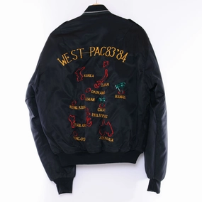 Built For Cold VINTAGE WEST PACIFIC 1983 1984 TOUR SOUVENIR JACKET XL DEADSTOCK