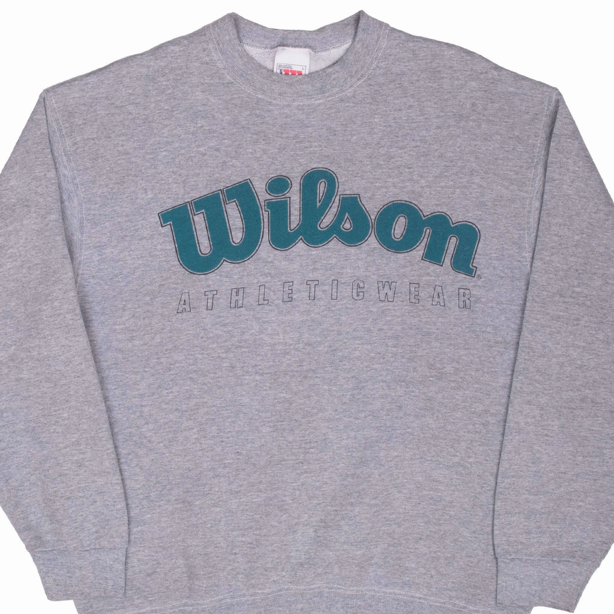 Cozy And Stylish VINTAGE WILSON BLUE SWEATSHIRT 1990S LARGE MADE IN USA