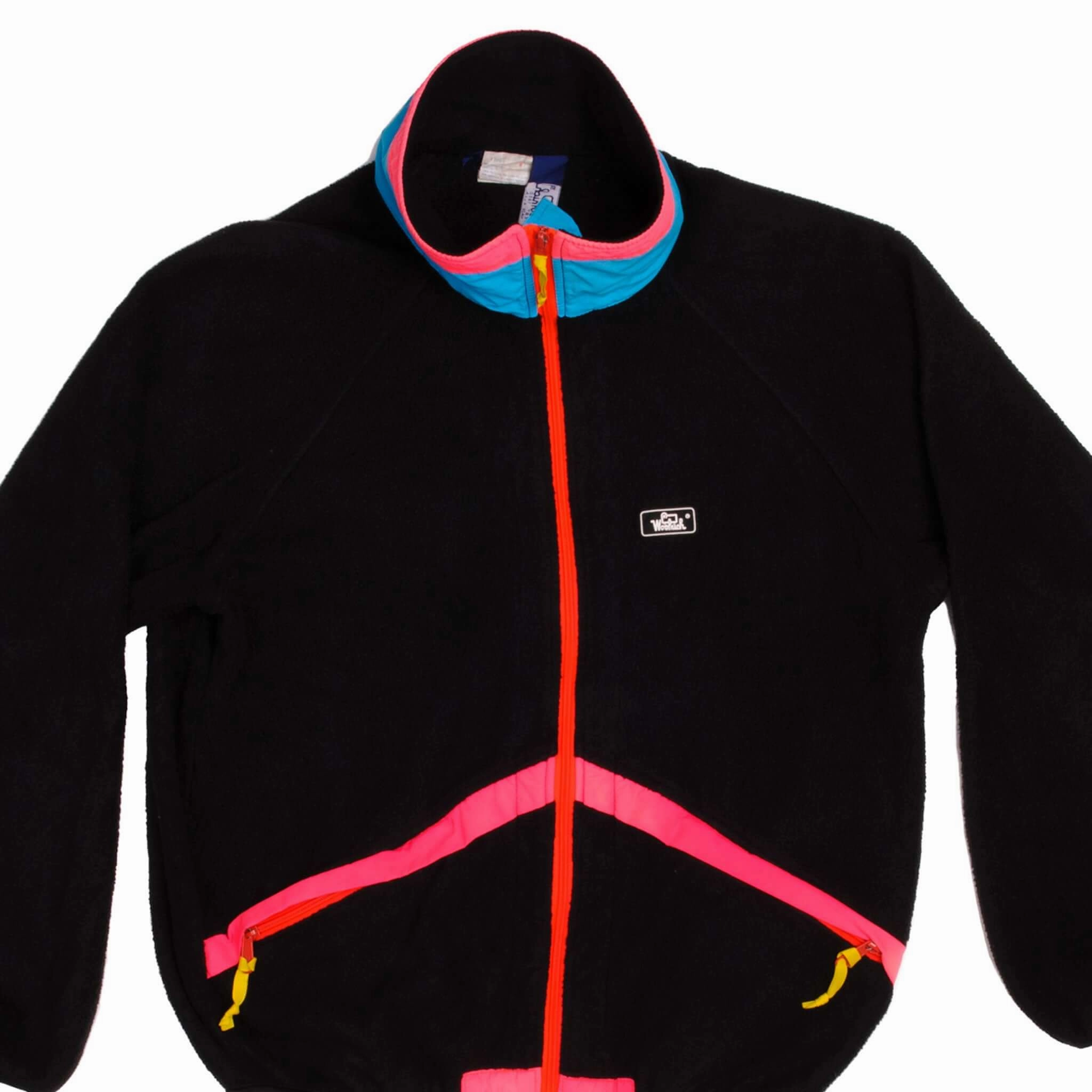 VINTAGE WOOLRICH FLEECE 1990S FLEECE JACKET SIZE MEDIUM MADE IN USA aesthetically pleasing suitable for mountain hikes