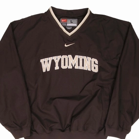 VINTAGE NIKE WYOMING WINDBREAKER PULLOVER JACKET 1990S SIZE LARGE Fashion Comfort