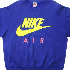 VINTAGE NIKE AIR SWEATSHIRT 1990S SIZE LARGE MADE IN USA Urban Essential Layer Bold