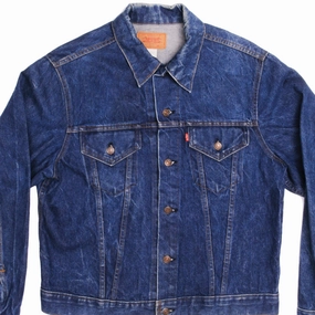 VINTAGE LEVIS TYPE 3 JACKET SINGLE STITCH SIZE 46L MADE IN USA 1971-1976 Polyfill Layer Integration Dream