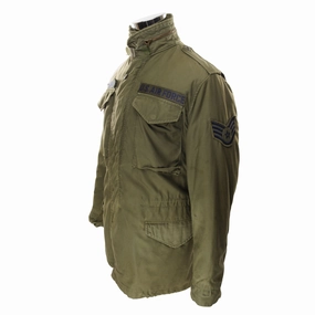 Core Warmth Seamless Integration VINTAGE USAF AIR FORCE PATCHED M65 FIELD JACKET VIETNAM WAR 1975 SIZE SMALL LONG