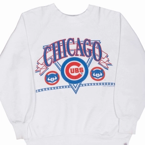 VINTAGE MLB CHICAGO CUBS 1988 SWEATSHIRT LARGE MADE IN USA Core Fit kids'
