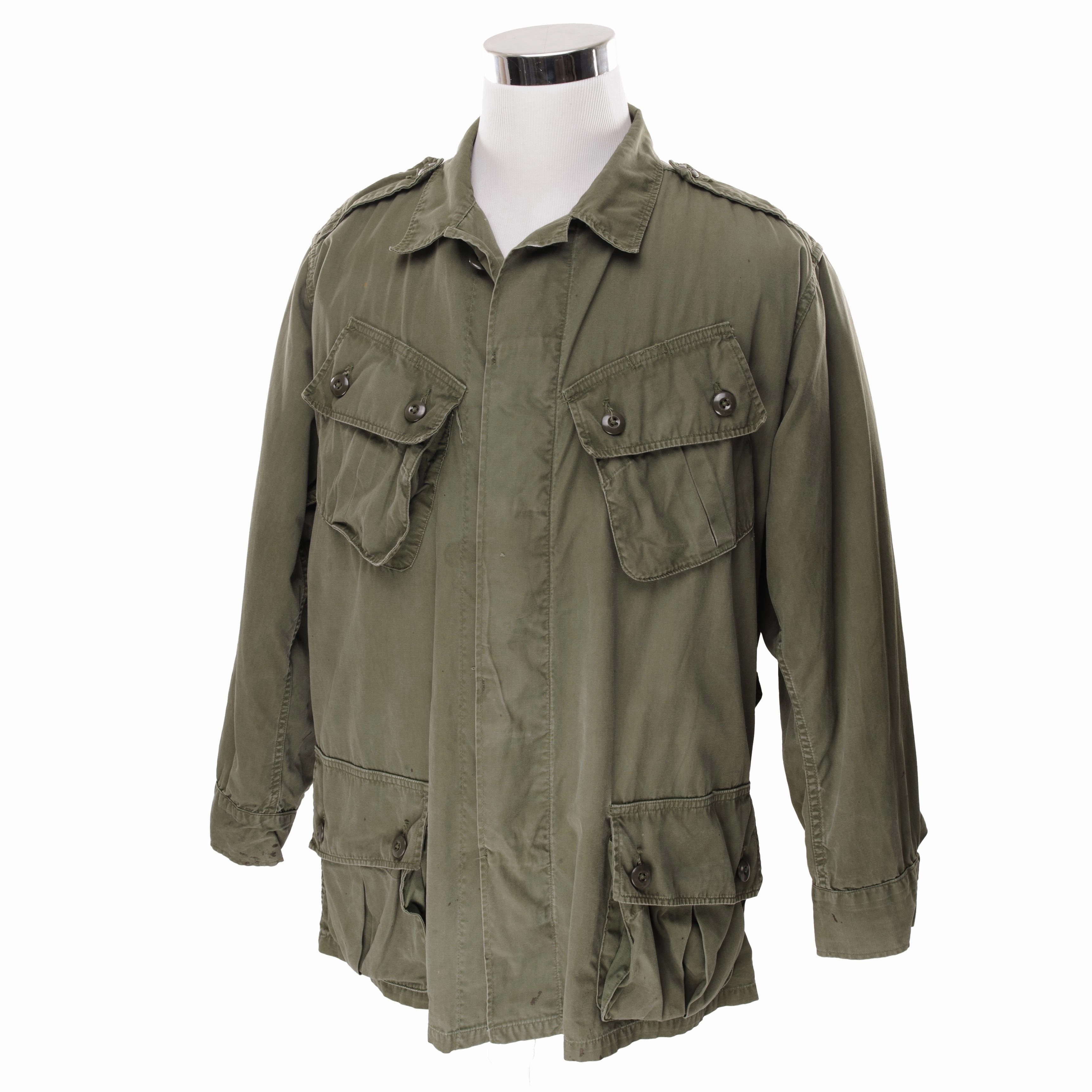 Rain Comfort Reinforced Stress Points VINTAGE US ARMY TROPICAL COMBAT JACKET FIRST PATTERN 1963 VIETNAM WAR LARGE REGULAR
