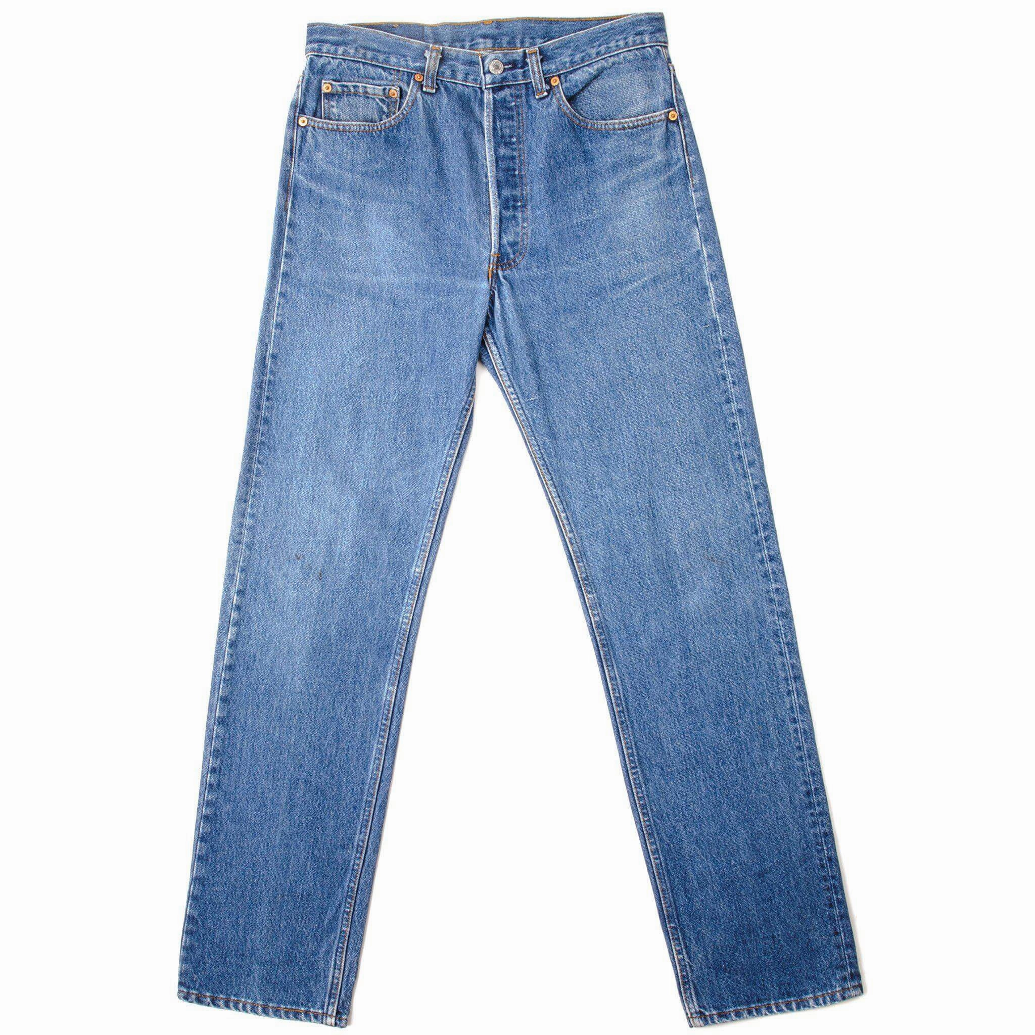 VINTAGE LEVIS 501 JEANS INDIGO 1988-1993 SIZE W32 L32 MADE IN USA Elegant Bold Look Smooth Breathable