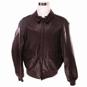 VINTAGE COOPER US AIR FORCE LIGHT LEATHER JACKET TYPE A2 SIZE 46R multi-color