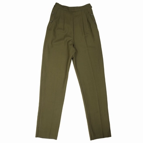 VINTAGE US ARMY UTILITY TROUSERS PANTS WOMENS SLACKS 1976 SIZE 12 W27 L34 Full Coverage