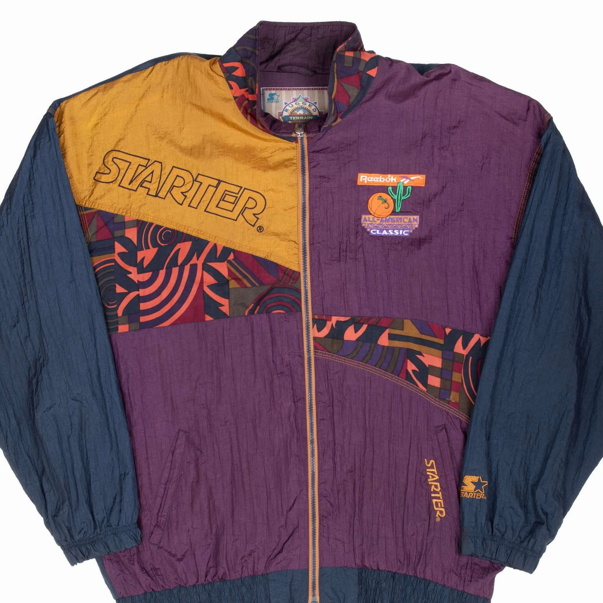 Adventure-Ready Wear Modular Layering System VINTAGE STARTER REEBOK BASKETBALL WINDBREAKER JACKET 1990S XL