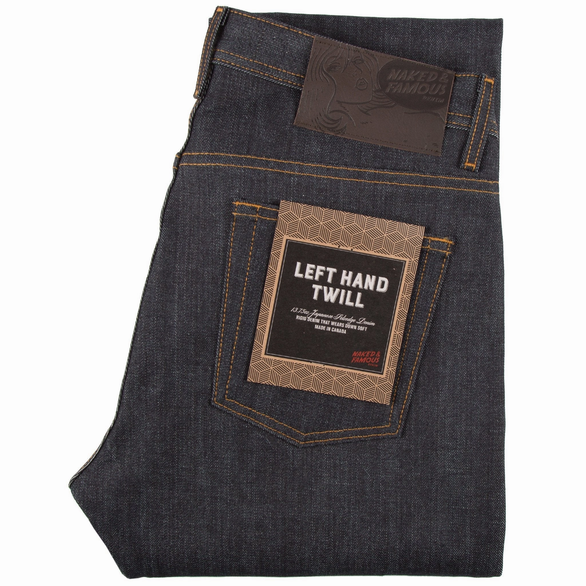 Weird Guy - Left Hand Twill Selvedge - 36" Long Inseam Weekend Style Casual Parent Style Mood Fit