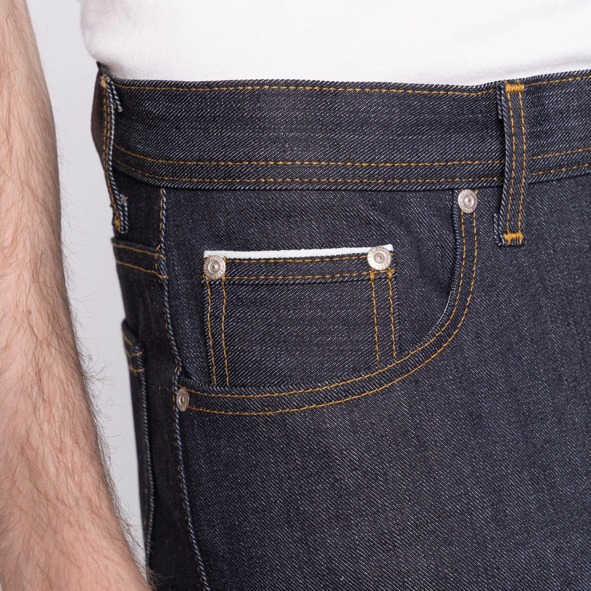 Weird Guy - Left Hand Twill Selvedge - 36" Long Inseam Cool Essentials Eco Friendly Night Out