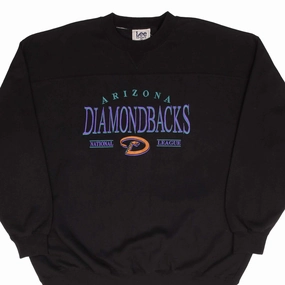 VINTAGE MLB ARIZONA DIAMONDBACKS EMBROIDERED SWEATSHIRT 1990S SIZE 2XL Cozy Wear Bright Hue