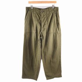 Wardrobe Essential VINTAGE US ARMY UTILITY OG-107 SATEEN PANTS 1972 VIETNAM WAR SIZE W32 L25