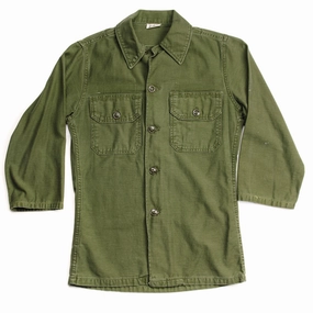 VINTAGE US ARMY UTILITY SHIRT P63 1963/64 VIETNAM WAR SIZE 13 1/2 X 30 product running suitable speed