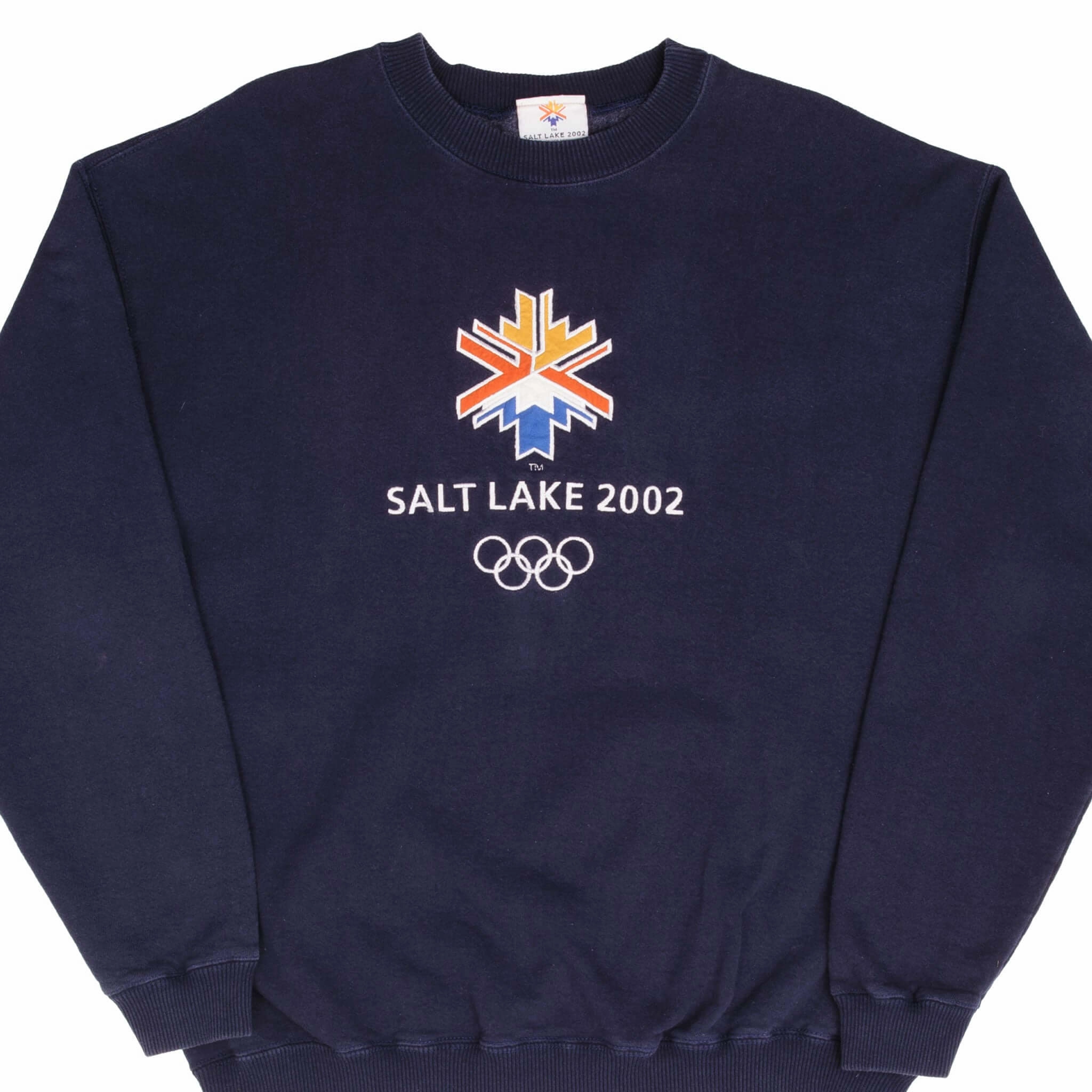 VINTAGE SALT LAKE CITY WINTER OLYMPICS 2002 EMBROIDERED SWEATSHIRT SIZE XL Casual tops