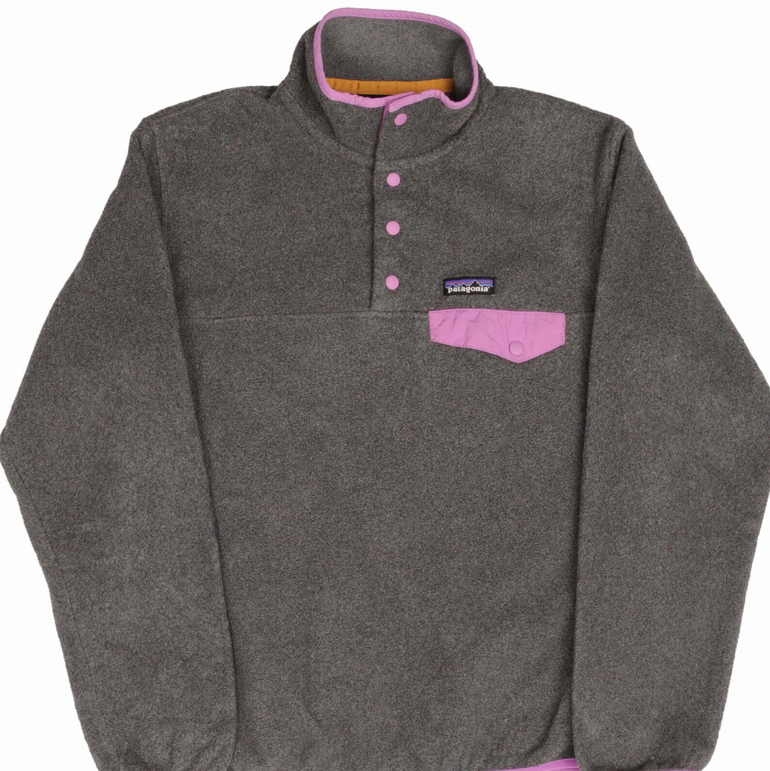 DurableShell VINTAGE PATAGONIA 2000S SYNCHILLA SNAP T GREY FLEECE PULLOVER SIZE MEDIUM