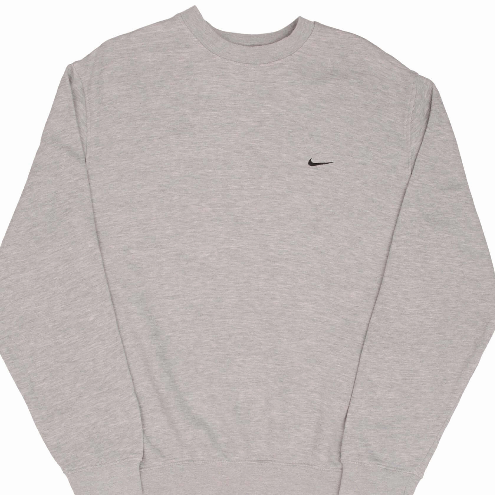 VINTAGE CLASSIC NIKE SWOOSH GRAY SWEATSHIRT 2000S SIZE LARGE Performance Wear low end