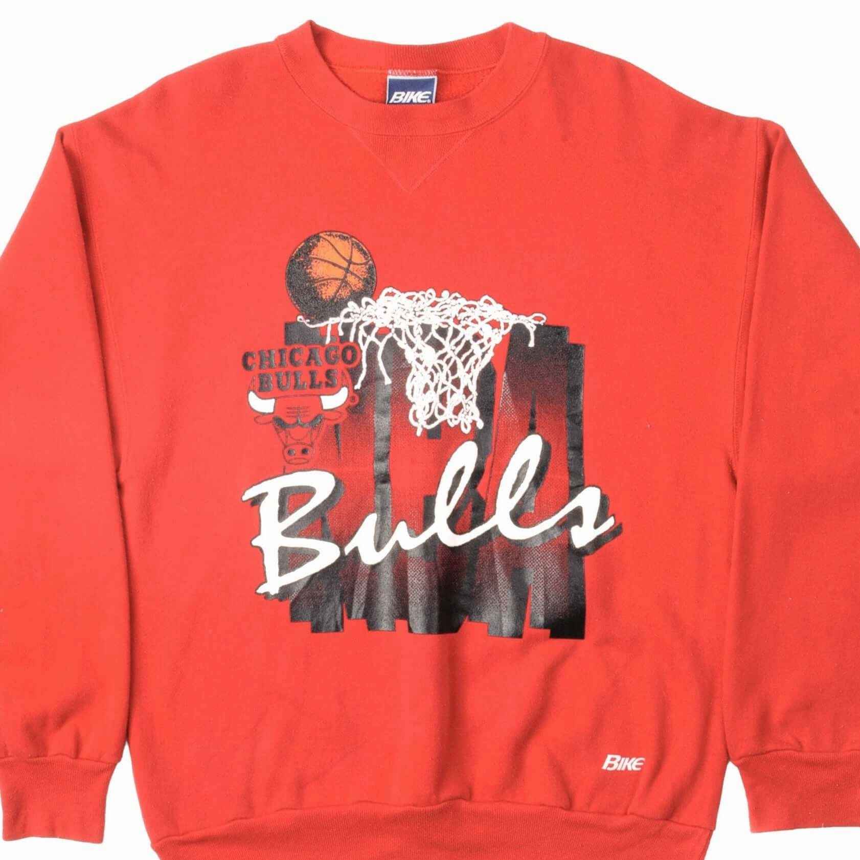VINTAGE NBA CHICAGO BULLS 1990S SWEATSHIRT SIZE MEDIUM MADE IN USA Active Wear